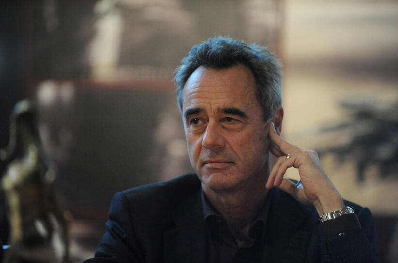 Jim Morris on the set of "John Carter." 