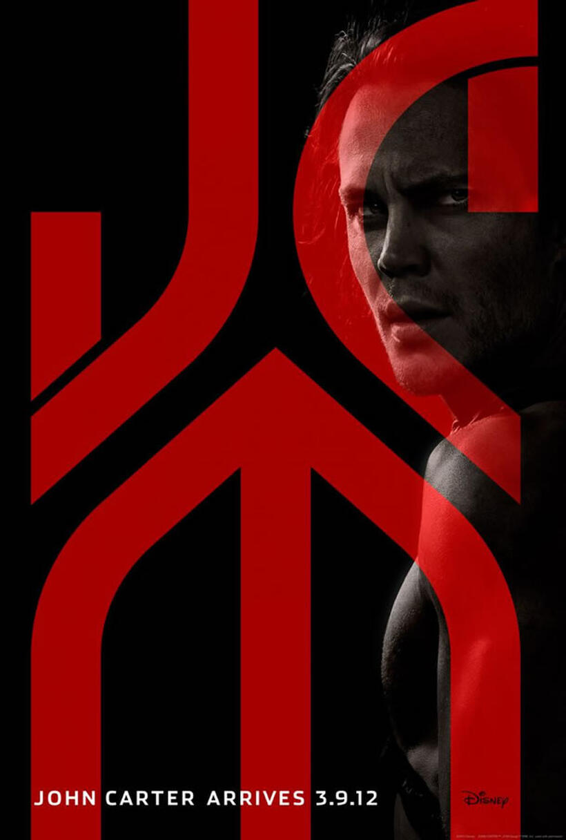 Poster art for "John Carter of Mars."