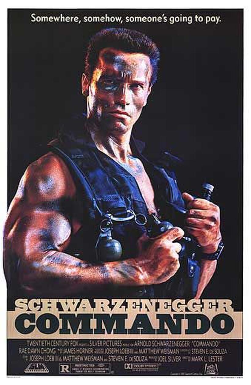 Poster art for "Commando."