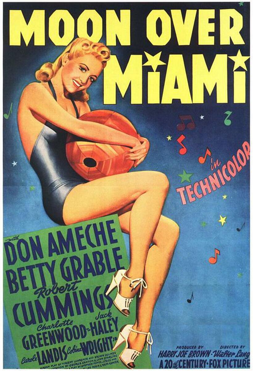 Poster art for "Moon Over Miami."