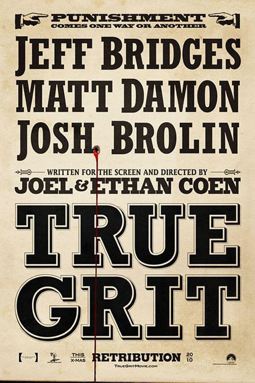 Poster art for "True Grit"