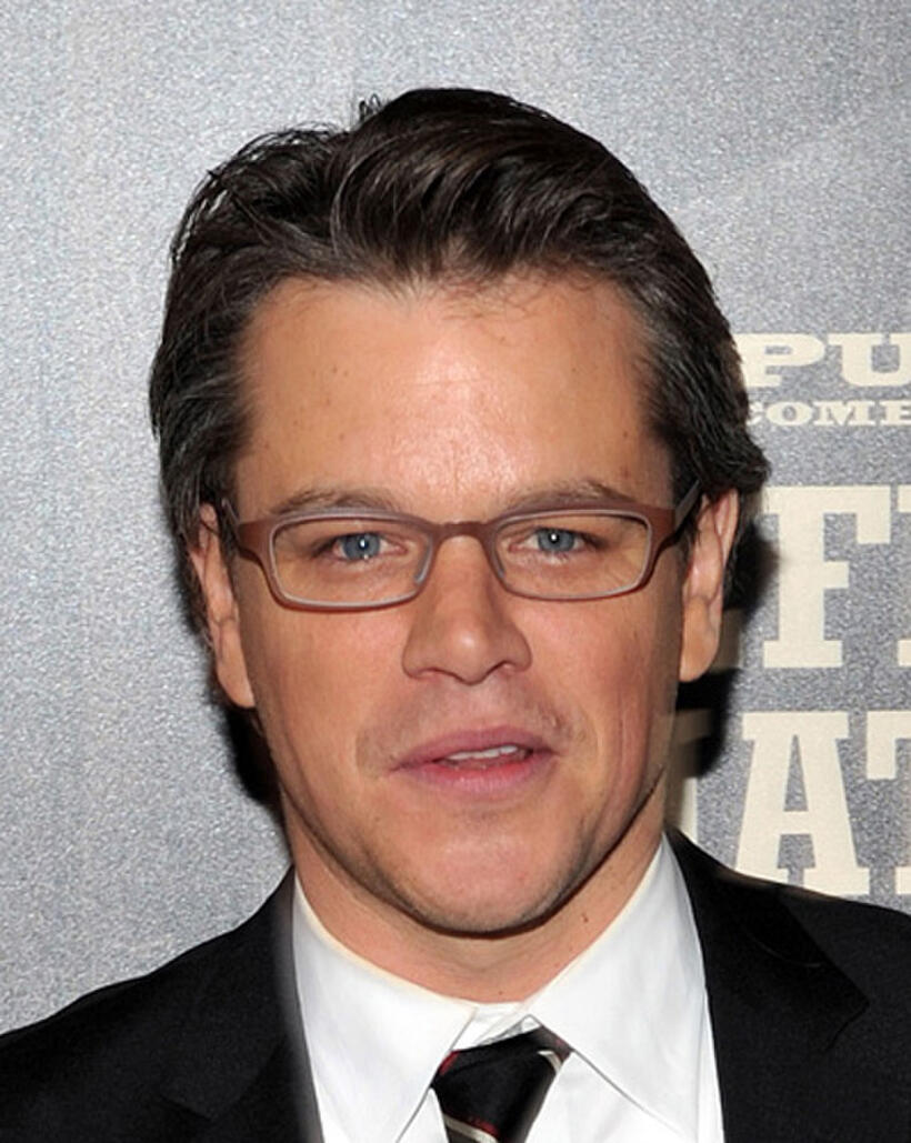 Matt Damon at the New York premiere of "True Grit."
