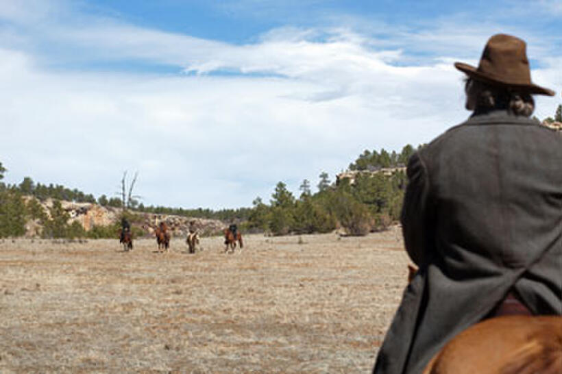A scene from "True Grit"