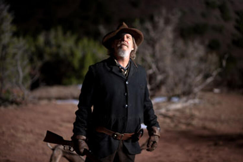 Jeff Bridges as Rooster Cogburn in "True Grit"