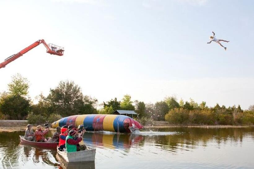 A scene from "Jackass 3D."