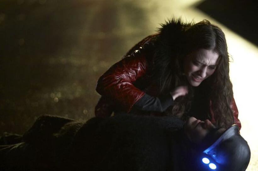 Kat Dennings as Kat and Woody Harrelson as Arthur in "Defendor."