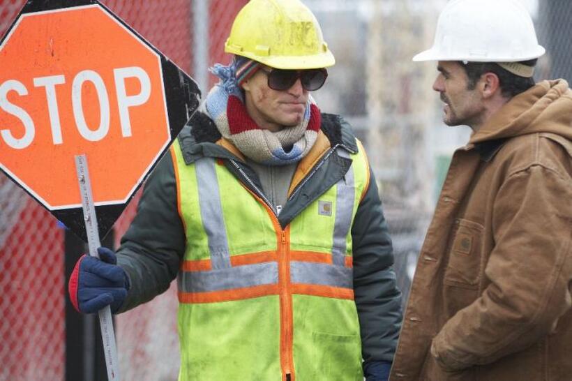 Woody Harrelson as Arthur and Michael Kelly as Paul Carter in "Defendor."