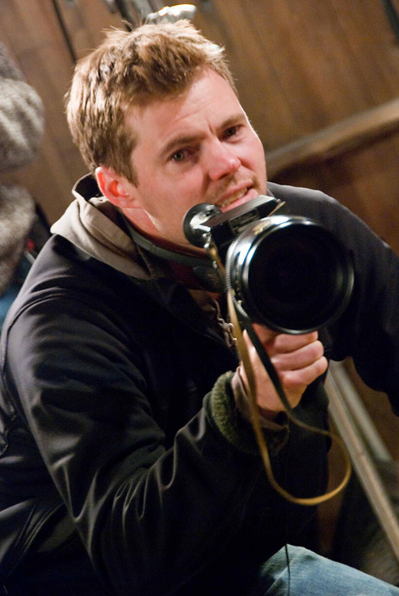 Director Eli Craig on the set of "Tucker & Dale vs. Evil."