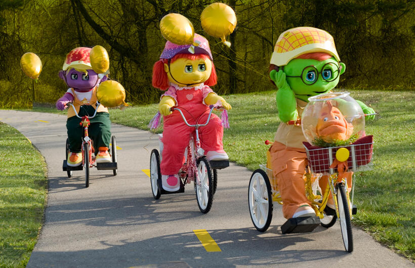 A scene from "The Oogieloves in the Big Balloon Adventure."