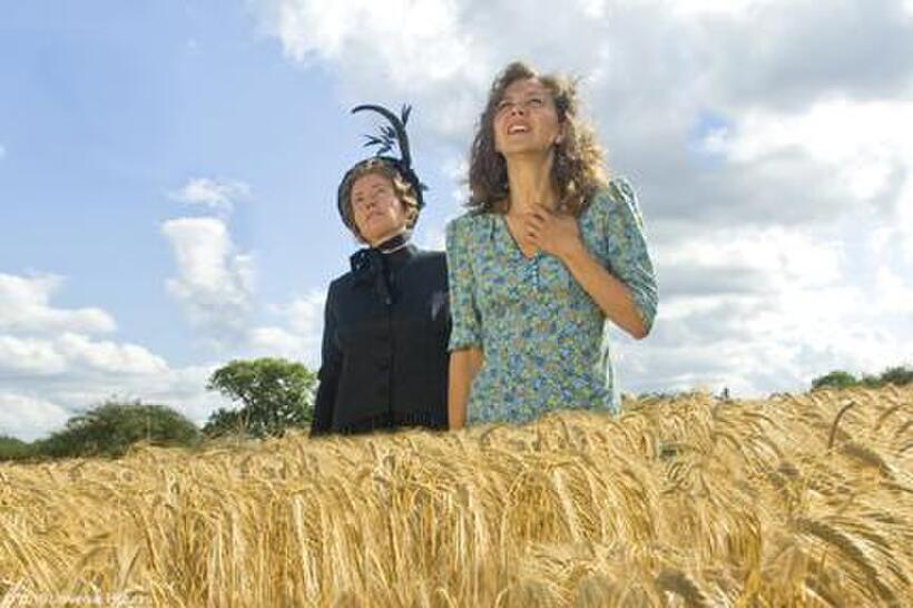 Emma Thompson as Nanny McPhee and Maggie Gyllenhaal as Mrs. Green in "Nanny McPhee Returns."