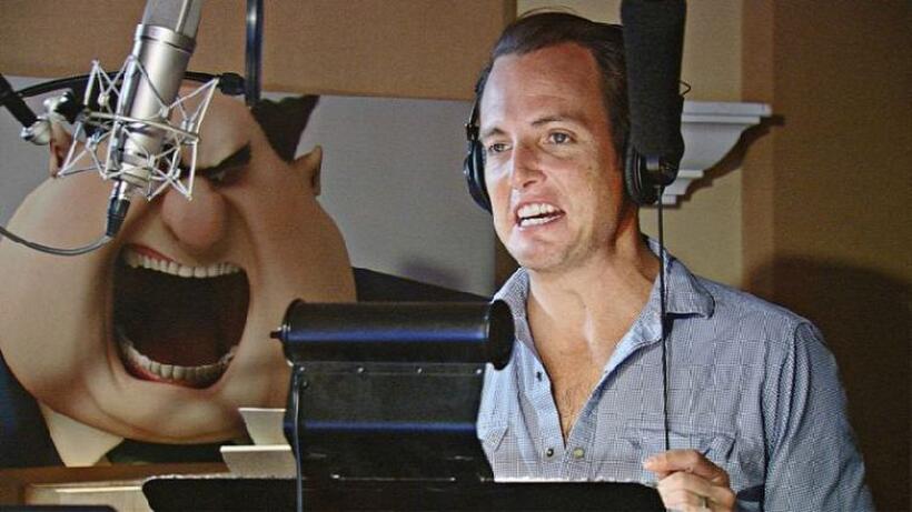 Will Arnett on the set of "Despicable Me."