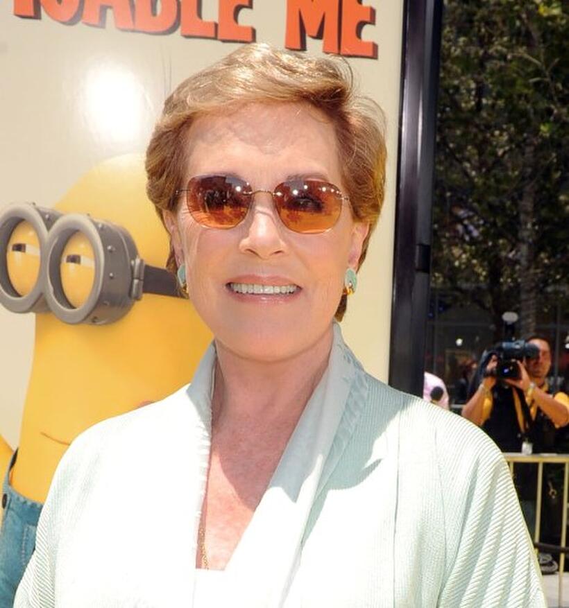 Julie Andrews at the California premiere of "Despicable Me."