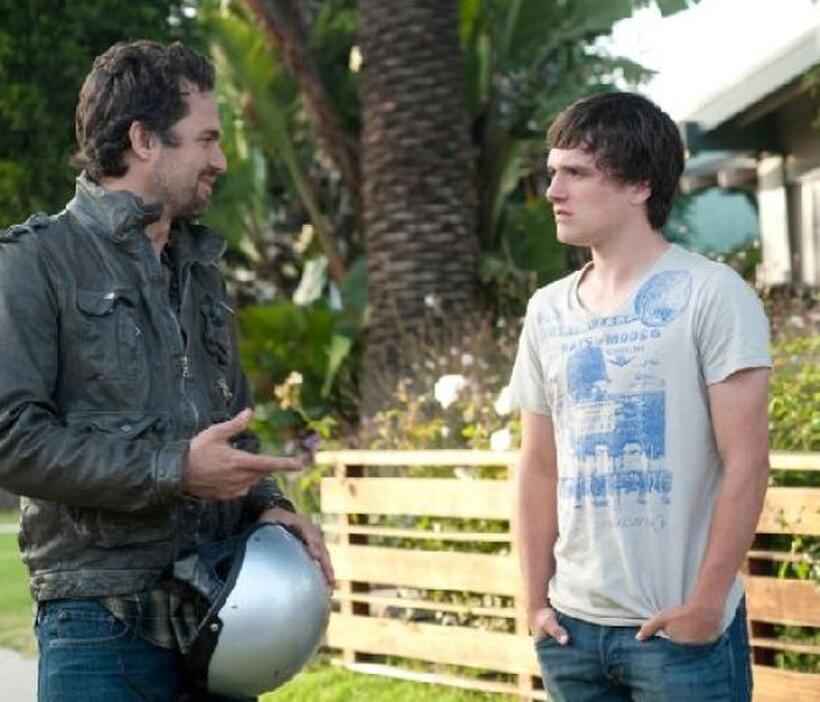 Mark Ruffalo as Paul and Josh Hutcherson as Laser in "The Kids Are All Right."