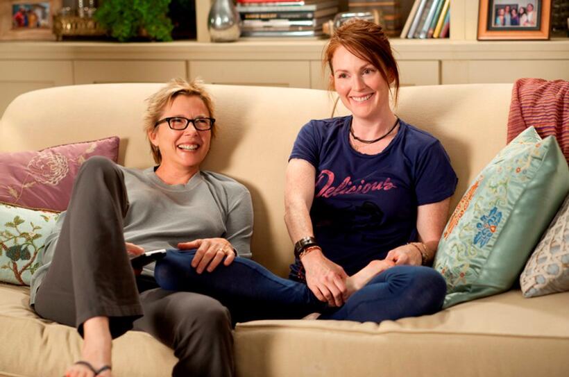 Annette Bening as Nic and Julianne Moore as Jules in "The Kids Are All Right."