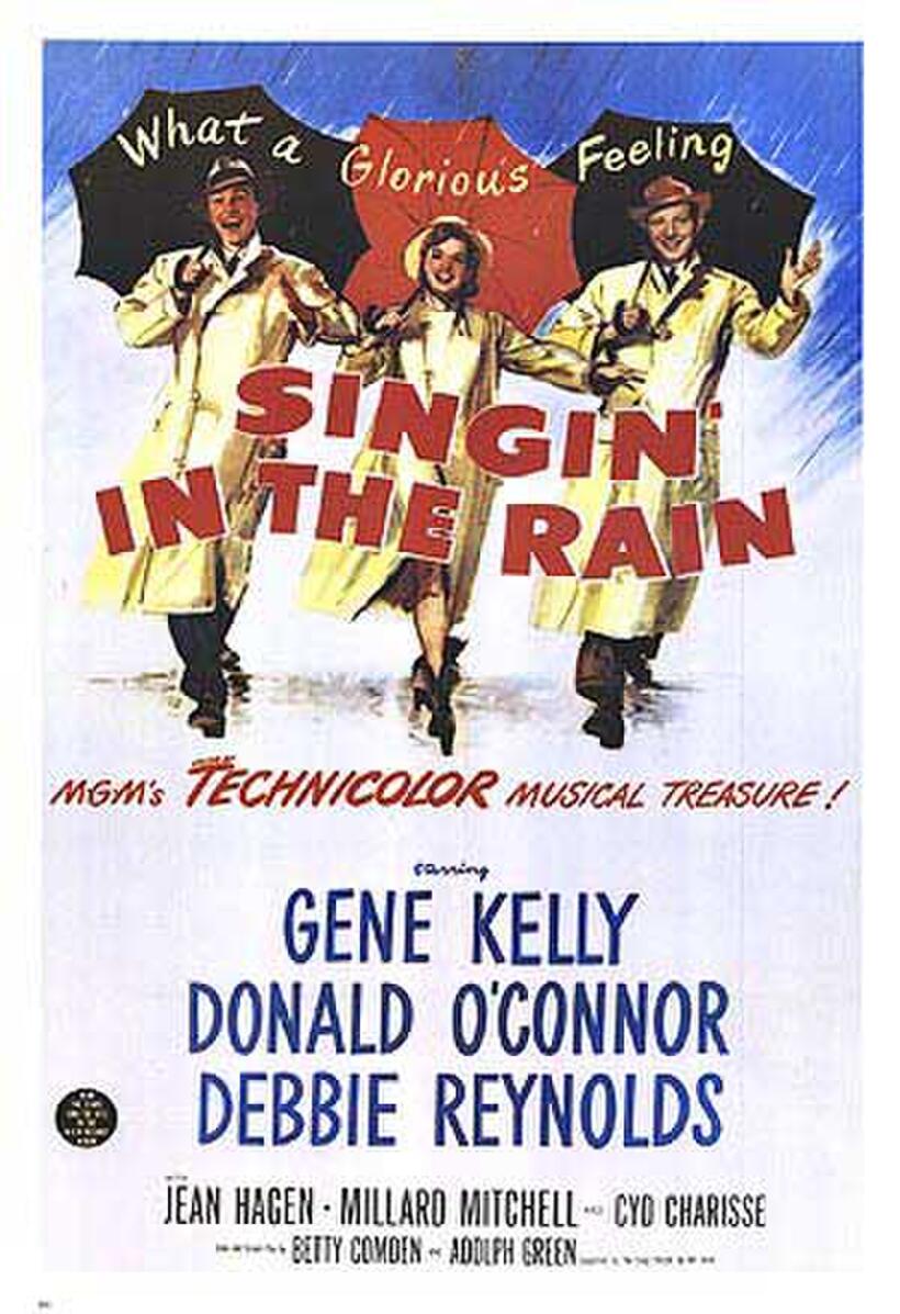 Poster art for "Singin' in the Rain."