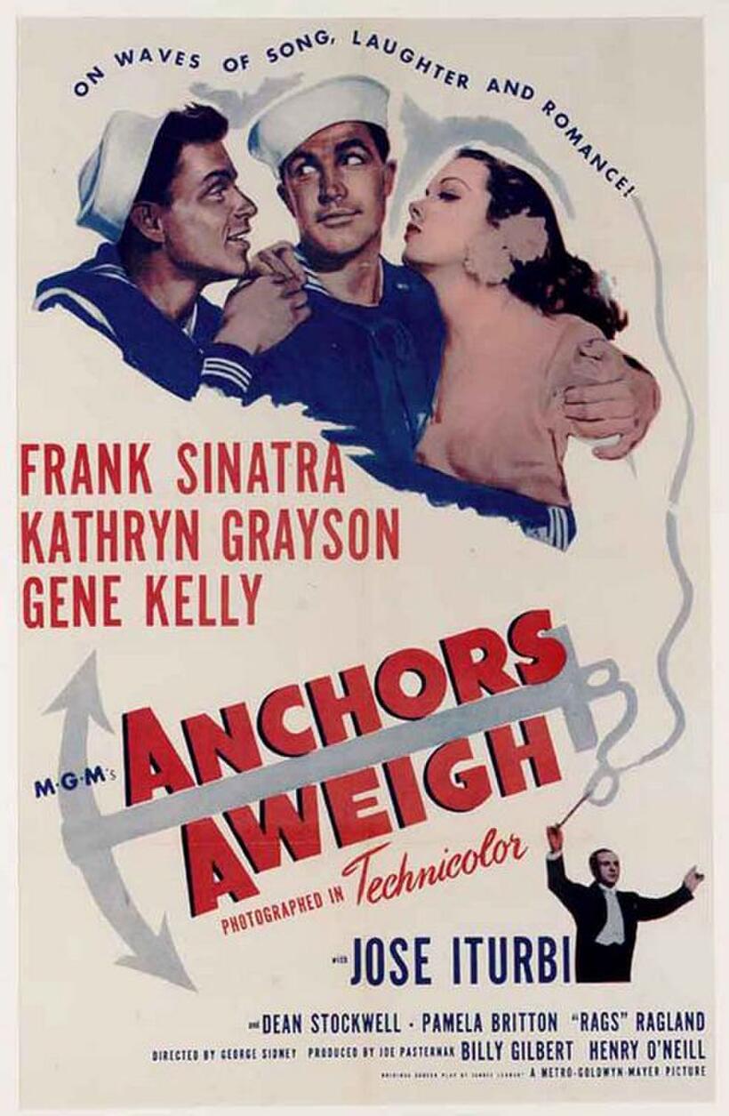 Poster art for "Anchors Aweigh."