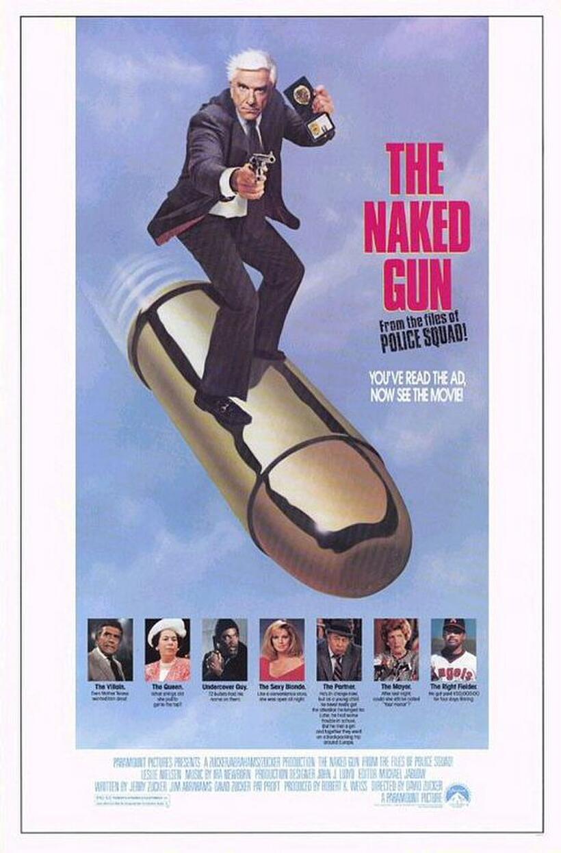 Poster art for "The Naked Gun: From the Files of the Police Squad!"