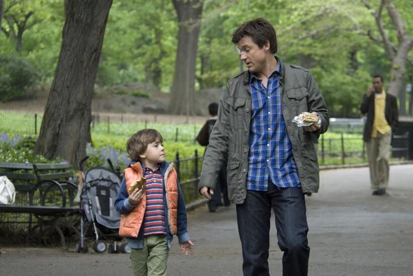 Thomas Robinson and Jason Bateman in "The Switch." in "The Switch."