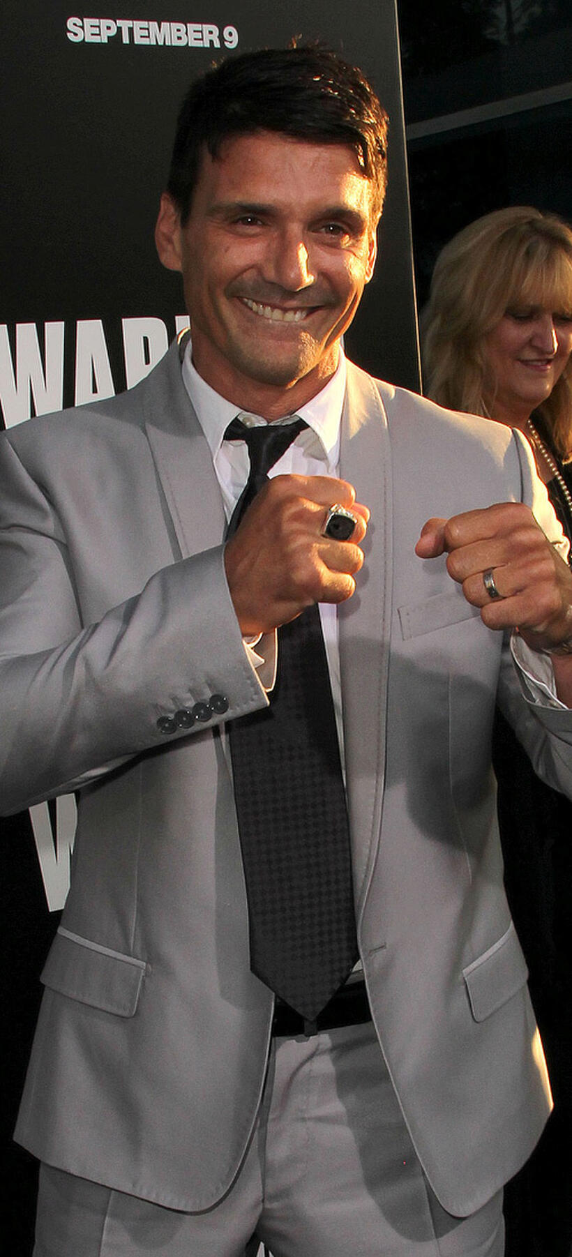 Frank Grillo at the California premiere of "Warrior."