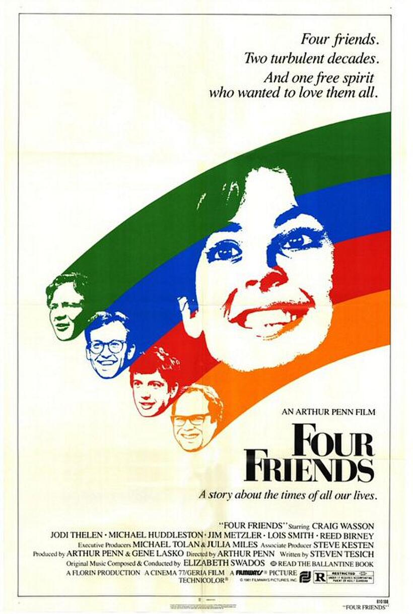 Poster art for "Four Friends."
