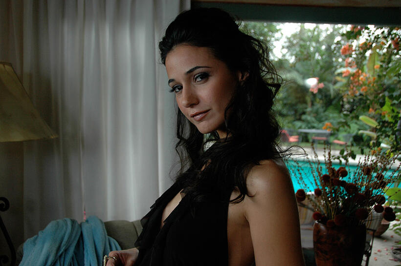 Emmanuelle Chriqui as Bambi in "Elektra Luxx."