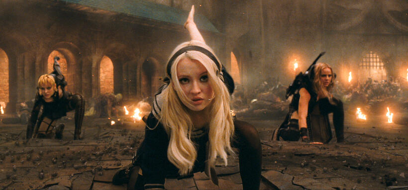 Jena Malone, Emily Browning and Abbie Cornish in "Sucker Punch."