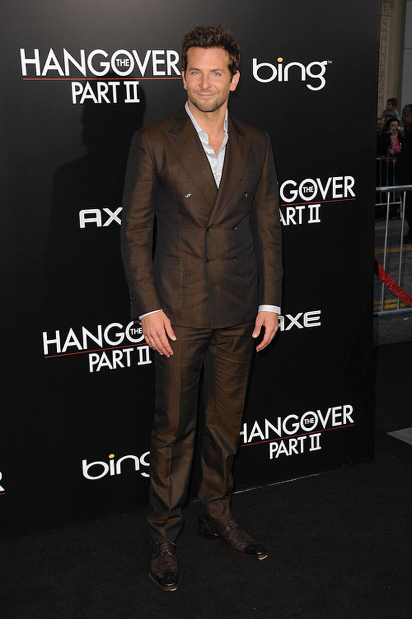 Bradley Cooper at the California premiere of "The Hangover Part II."