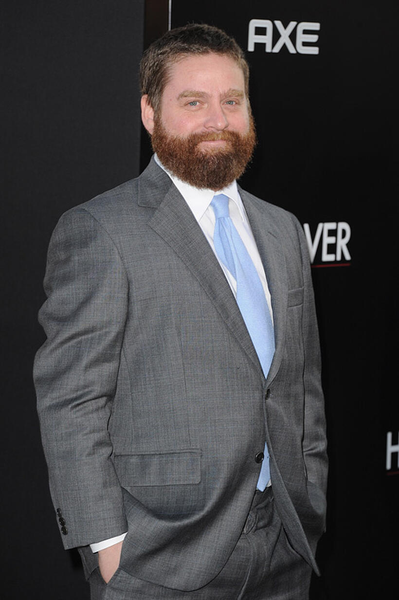 Zach Galifianakis at the California premiere of "The Hangover Part II."