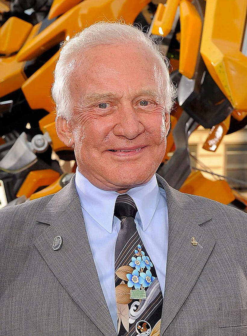 Buzz Aldrin at the New York premiere of "Transformers: Dark of the Moon."