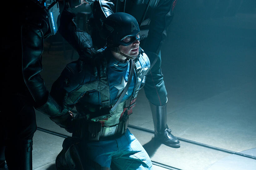 Chris Evans as Captain America in "Captain America: The First Avenger."