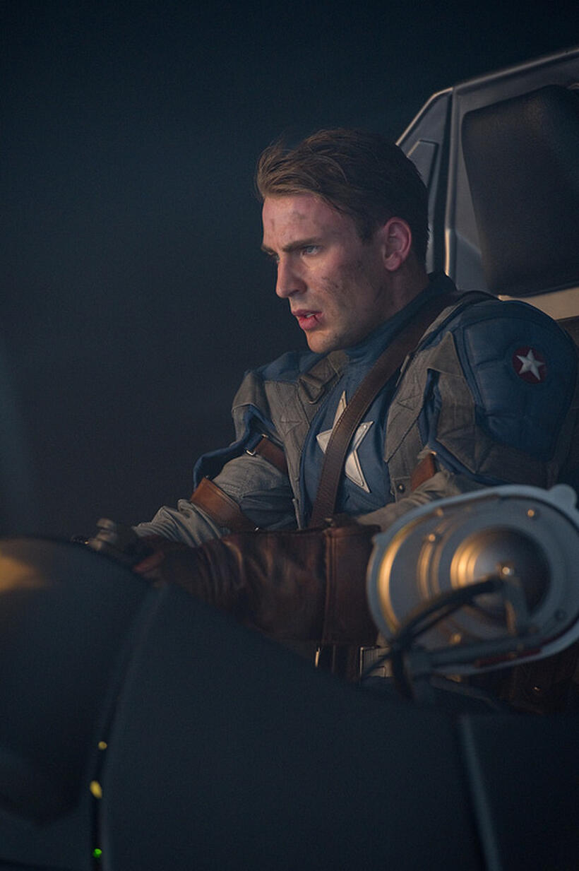 Chris Evans as Captain America in "Captain America: The First Avenger."