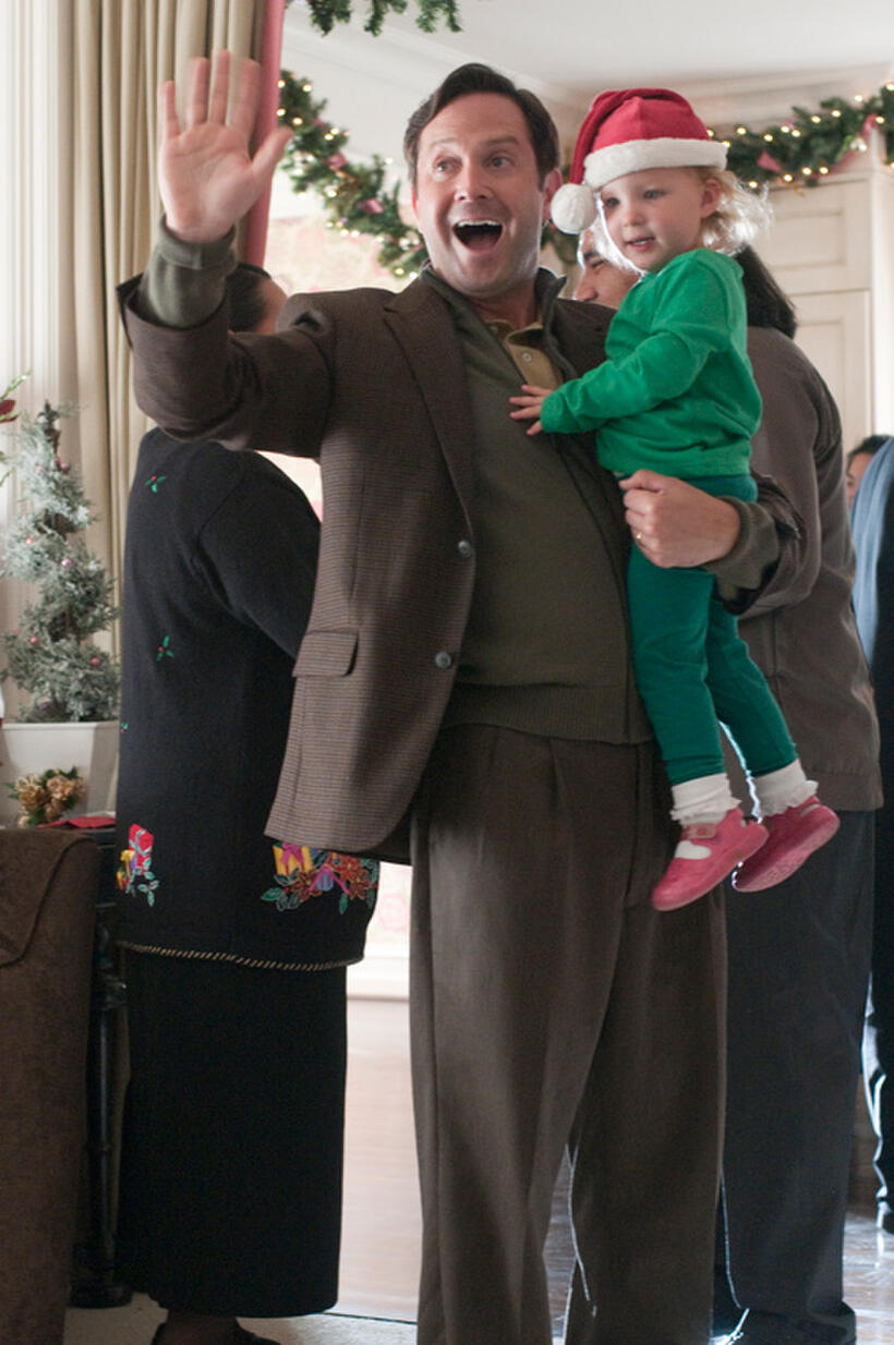Tom Lennon and Ava in "A Very Harold & Kumar Christmas."
