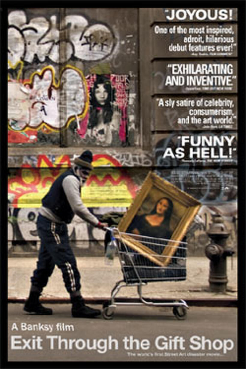 Poster art for "Exit Through the Gift Shop."