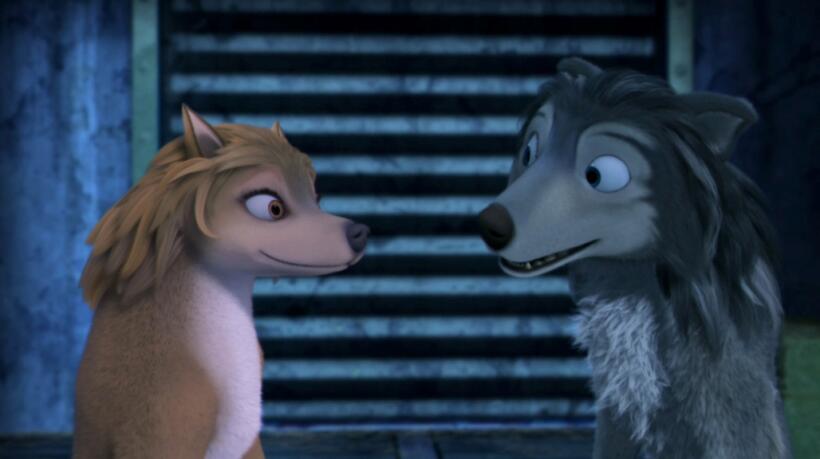 Hayden Panettiere voices Kate and Justin Long voices Humphrey in "Alpha and Omega."