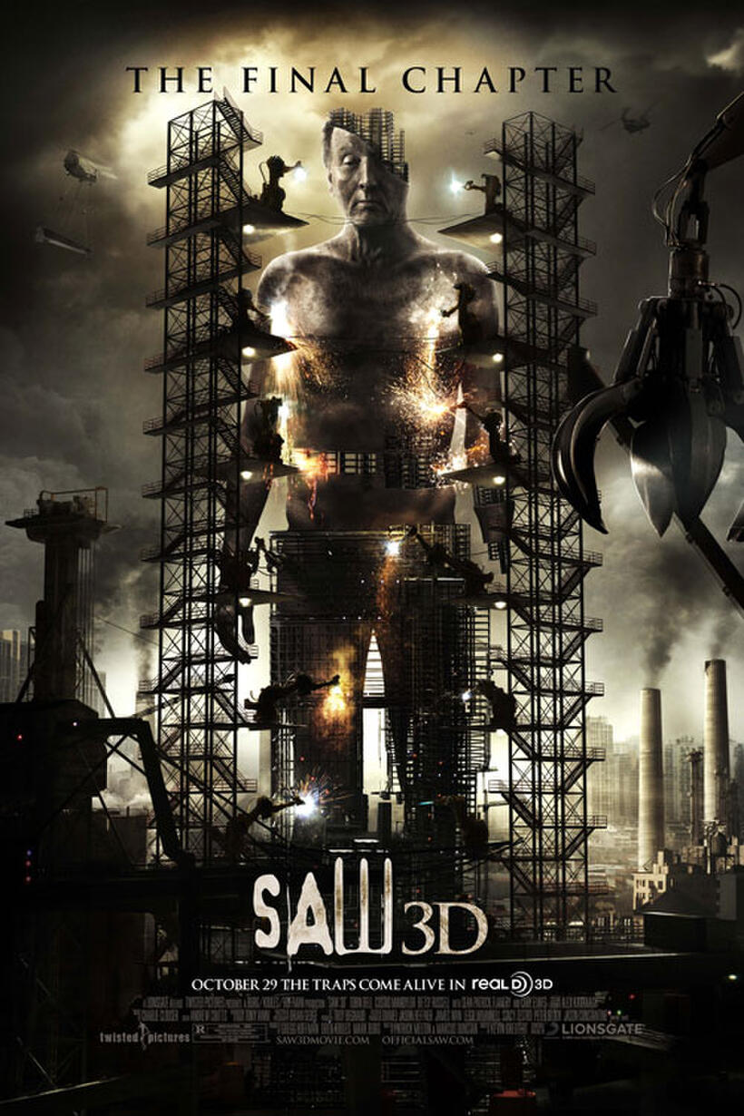 Poster art for "Saw 3D"