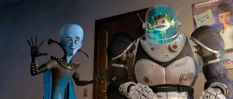 Will Ferrell voices Megamind and David Cross voices Minion in "Megamind."