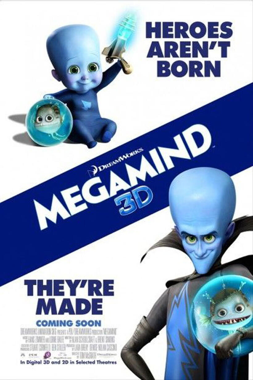 Poster art for "Megmind 3D"