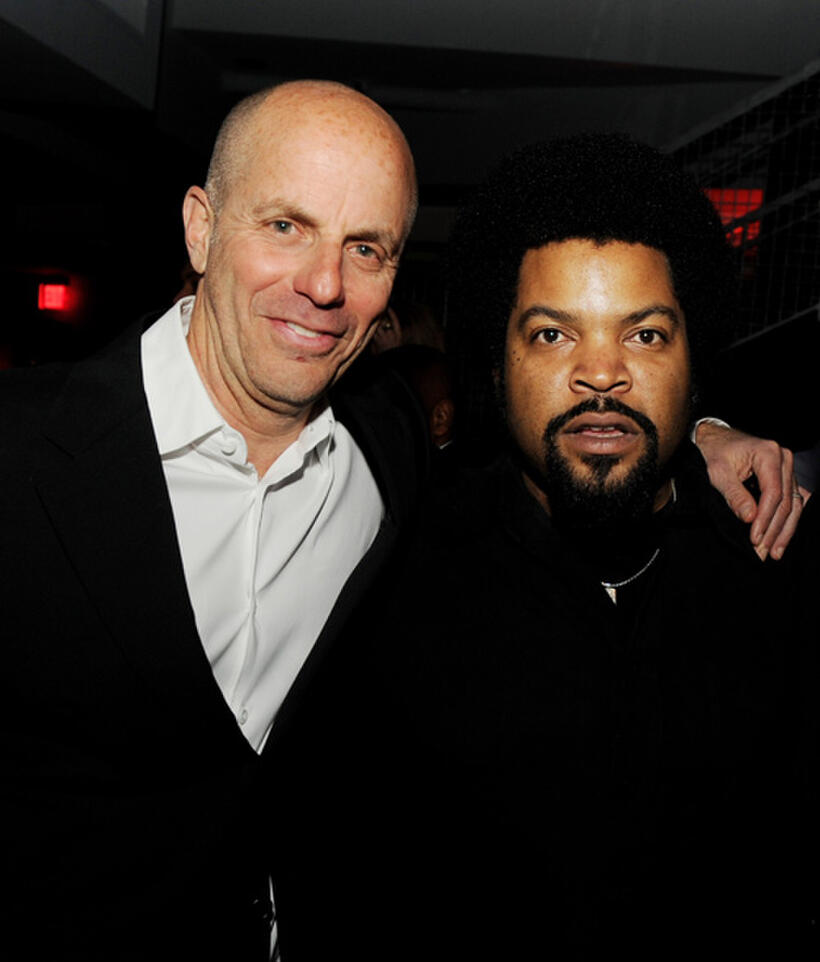 Producer Neal H. Moritz and Ice Cube at the California premiere of "21 Jump Street."