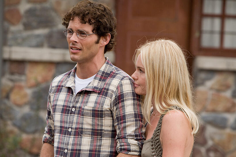 James Marsden as David Sumner and Kate Bosworth as Amy Sumner in "Straw Dogs."