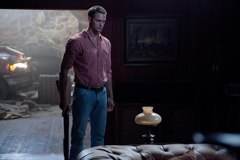 Alexander Skarsgard as Charlie in "Straw Dogs."