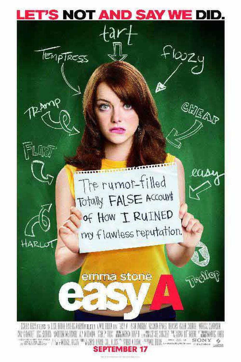 Poster art for "Easy A."