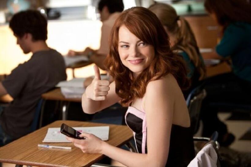 Emma Stone as Olive Penderghast in "Easy A."