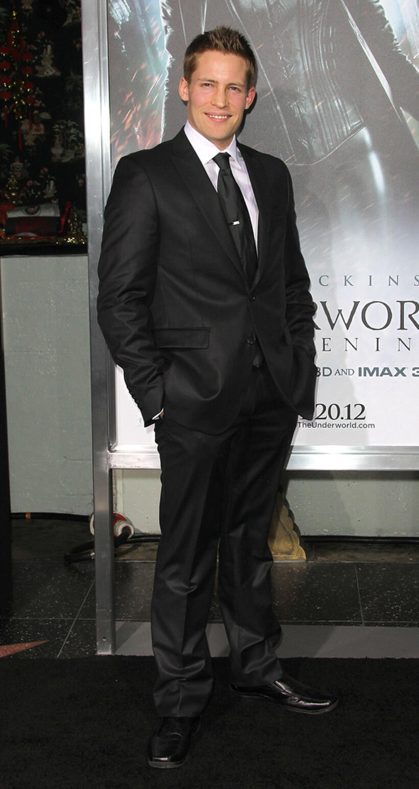 Jacob Blair at the California premiere of "Underworld Awakening."