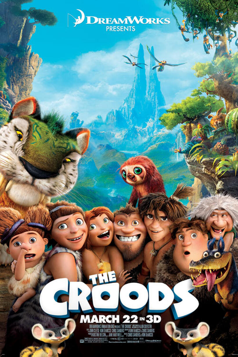 Poster art for "The Croods."