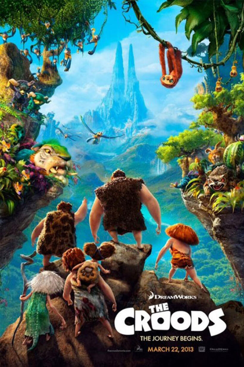 Poster art for "The Croods."