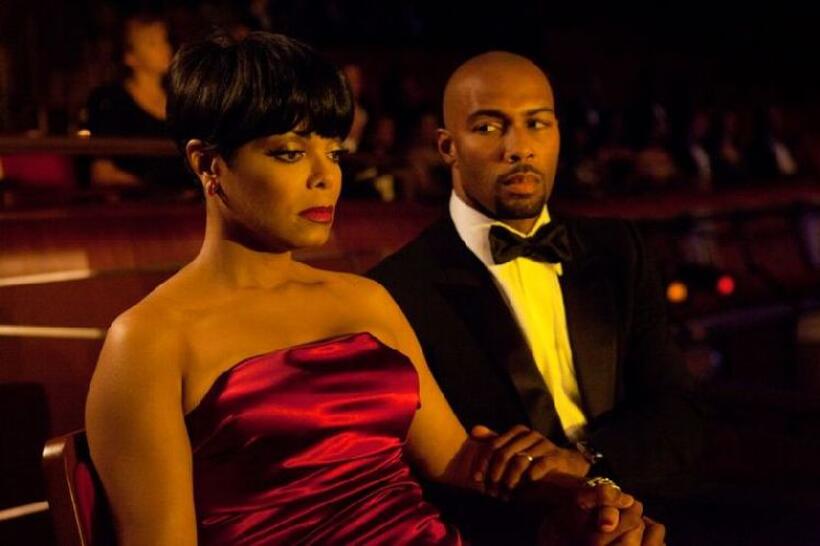Janet Jackson as Jo and Omari Hardwick as Carl in "For Colored Girls."
