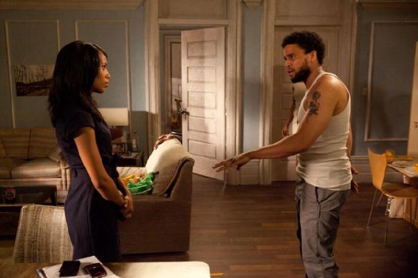 Kerry Washington as Kelly and Michael Ealy as Beau Willie in "For Colored Girls."