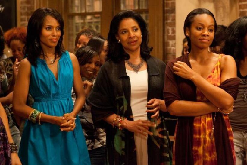 Kerry Washington as Kelly, Phylicia Rashad as Gilda and Anika Noni Rose as Yasmine in "For Colored Girls."