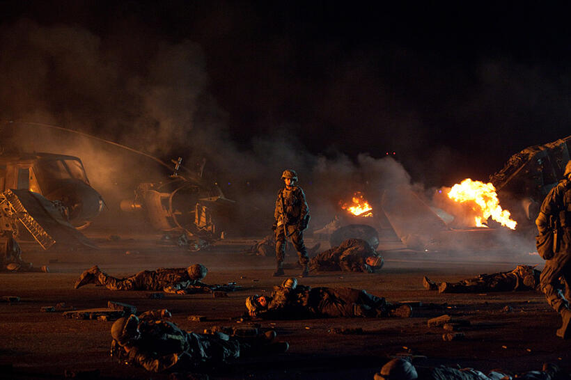 Michelle Rodriguez in "Battle: Los Angeles."