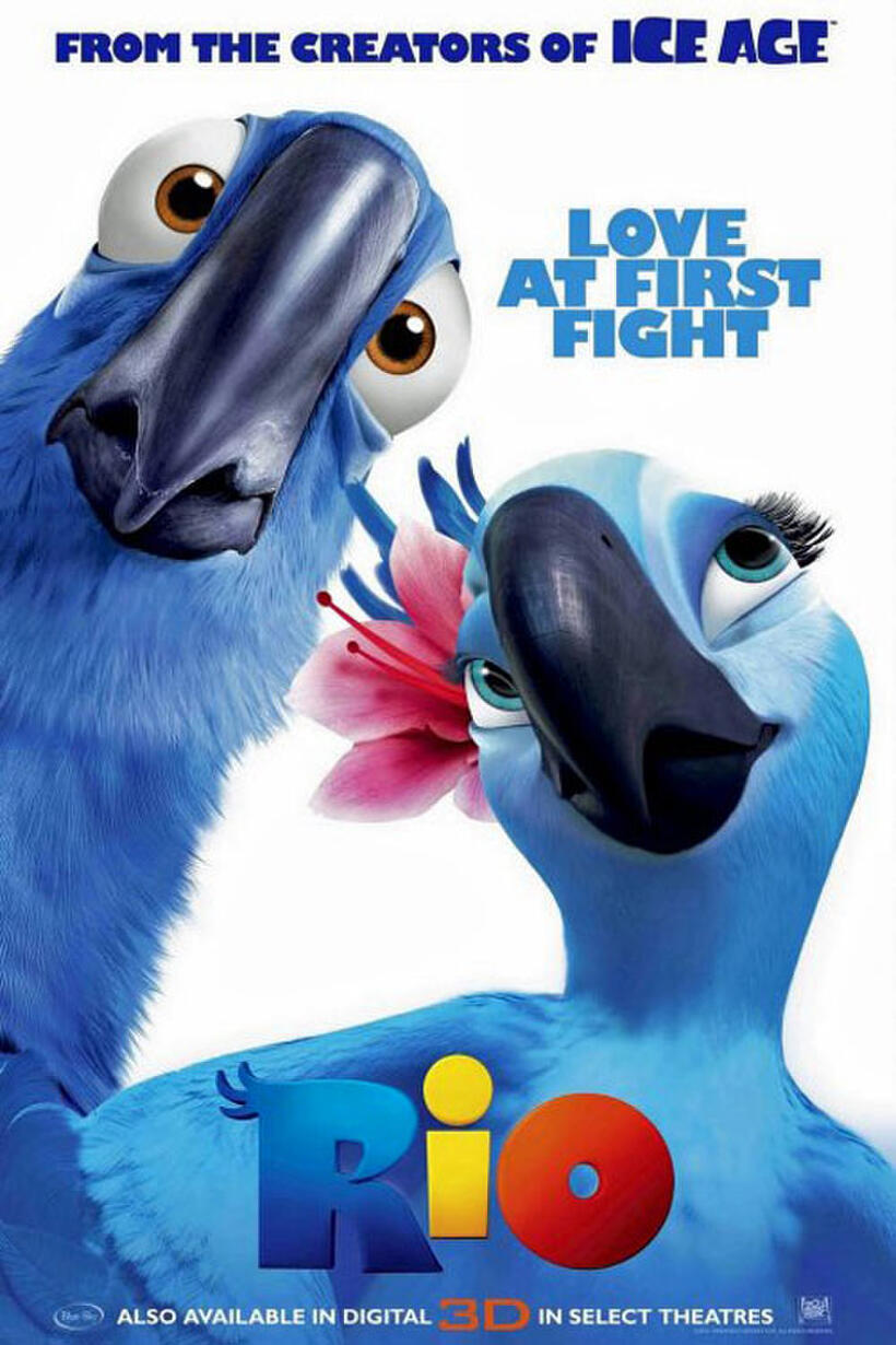 Character poster art for "Rio"